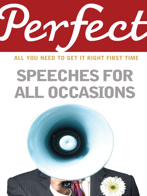 Title details for Perfect Speeches for All Occasions by Matt Shinn - Available